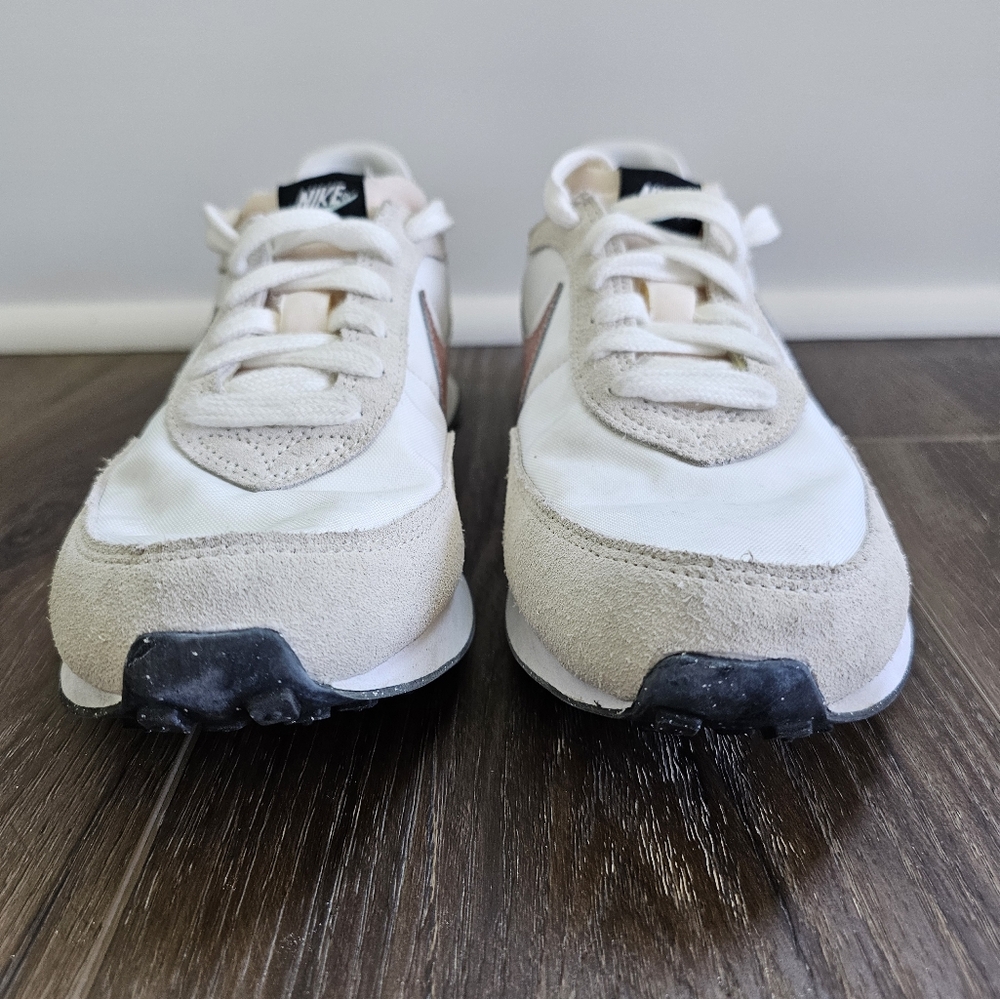 Nike Waffle Trainer 2 GS 'White Mint Copper Youth Sz 6.5Y #DC6477 102 - Picture 14 of 16